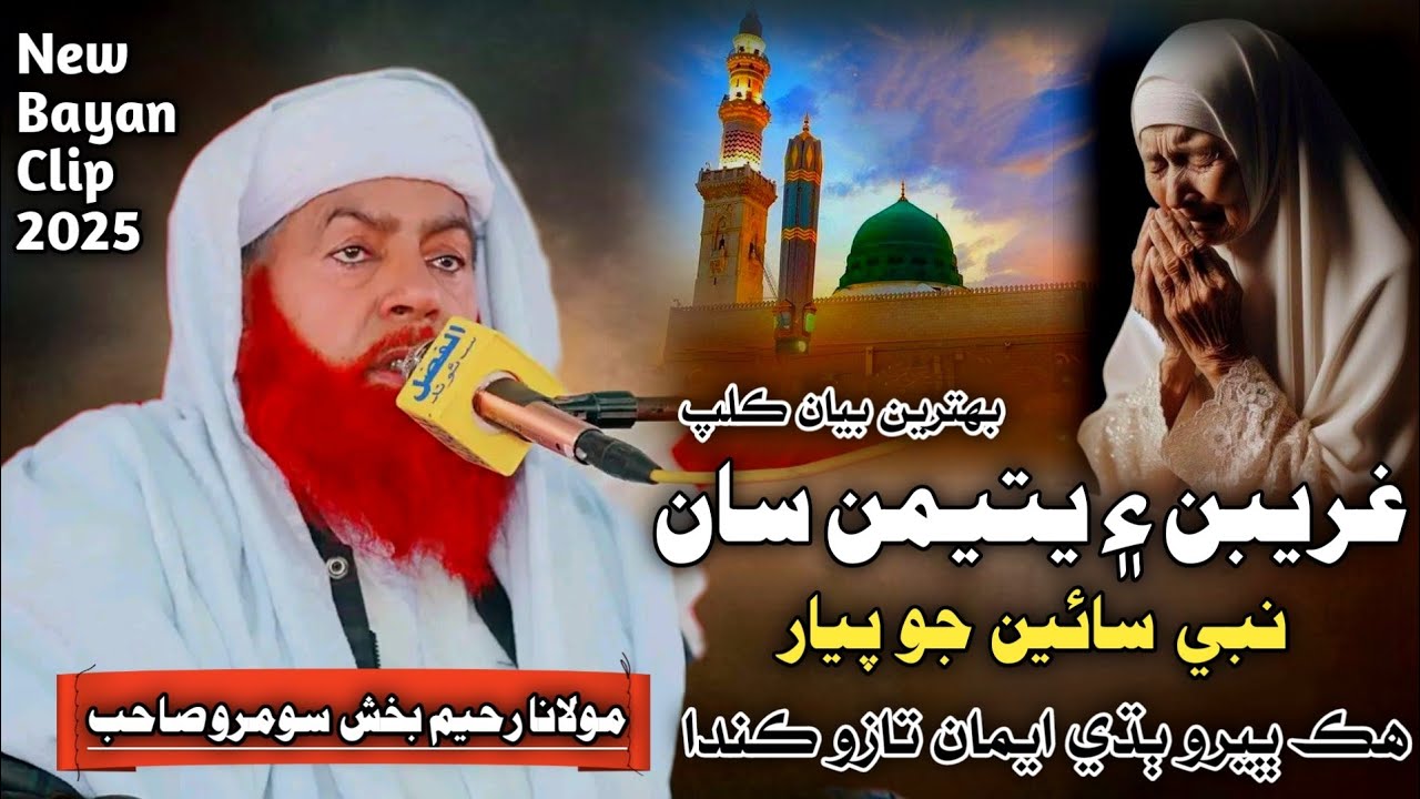 New Bayan Clip | Nabi Jo Piyar | Molana Raheem Bux Soomro 2025