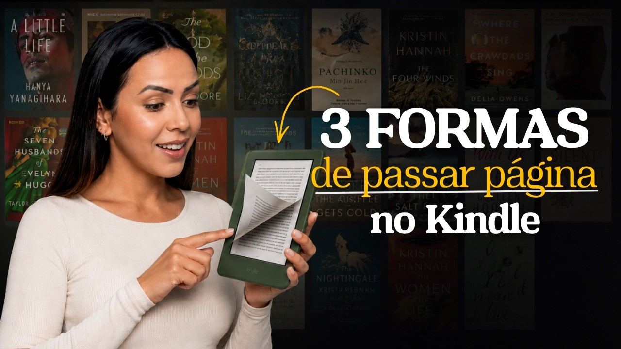 Como passar página no Kindle – 3 formas diferentes 