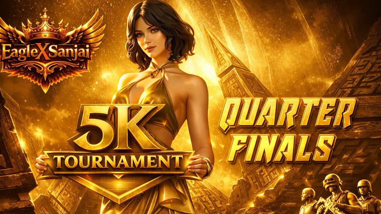 [ GROUP 2 ] QUARTERFINALS EAGLExSANJAI 5K TOURNAMENT #evegamingyt #girlgamer  #bgmi  #tamilgamer