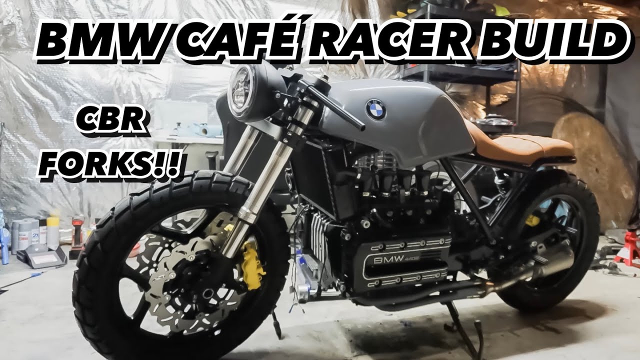 BMW K1100 CAFE RACER BUILD: CBR FRONT END CONVERSION