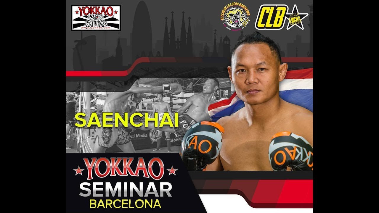 Muay Thai Boxing Barcelona. Saenchai Masterclass