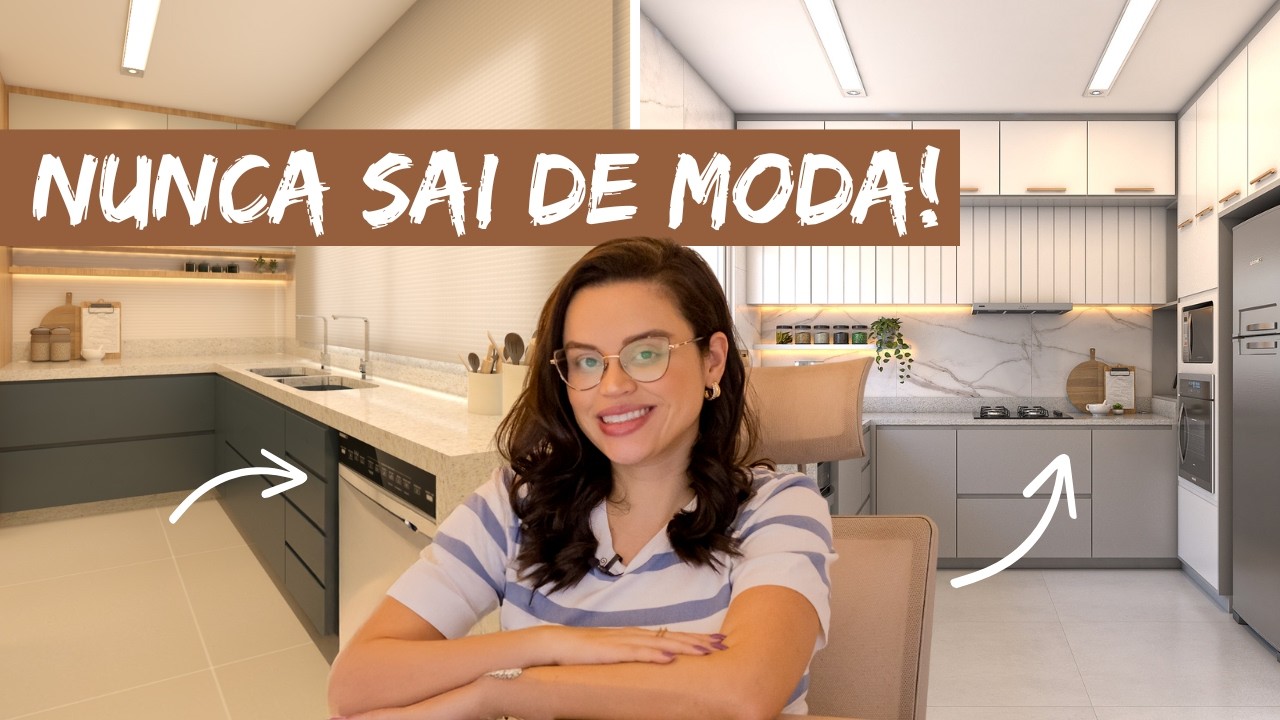 NÃO TEM ERRO, COMBINAÇÕES DE CORES PARA COZINHA – E NUNCA SAI DE MODA!