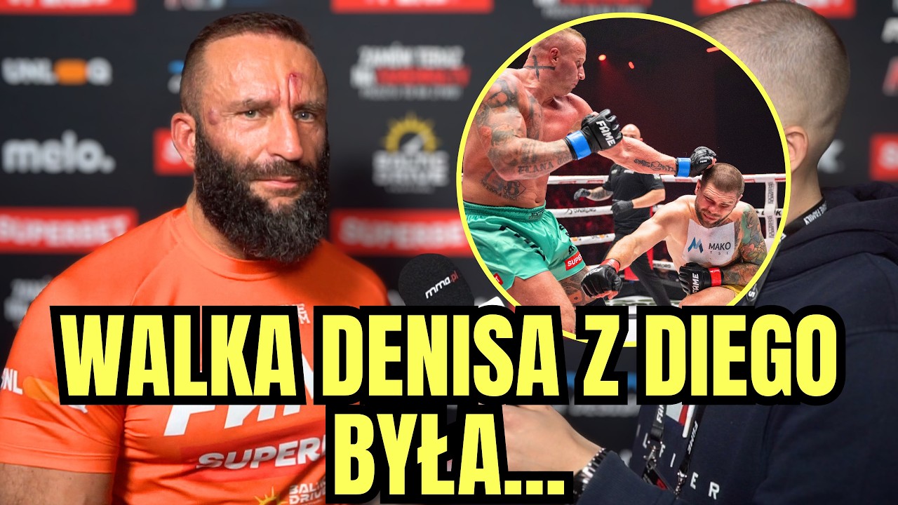 DAWID ZAŁĘCKI PO PRZEGRANEJ Z KR&Oacute;LIKIEM KOMENTUJE WALKĘ DENIS VS DIEGO. MOCNE SŁWA OJCA DO SYNA