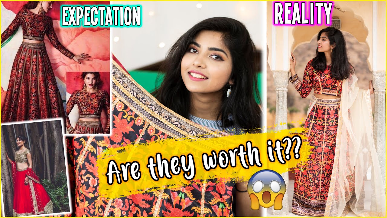 I Tried Lehengas From GETHATLOOK.COM| Are They Worth The Price??? 🤔😳Shopping Lehengas Online