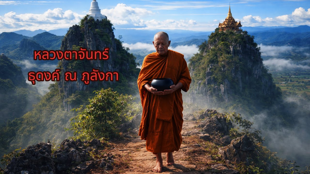 หลวงตาจันทร์ ธุดงค์ ณ ภูลังกา