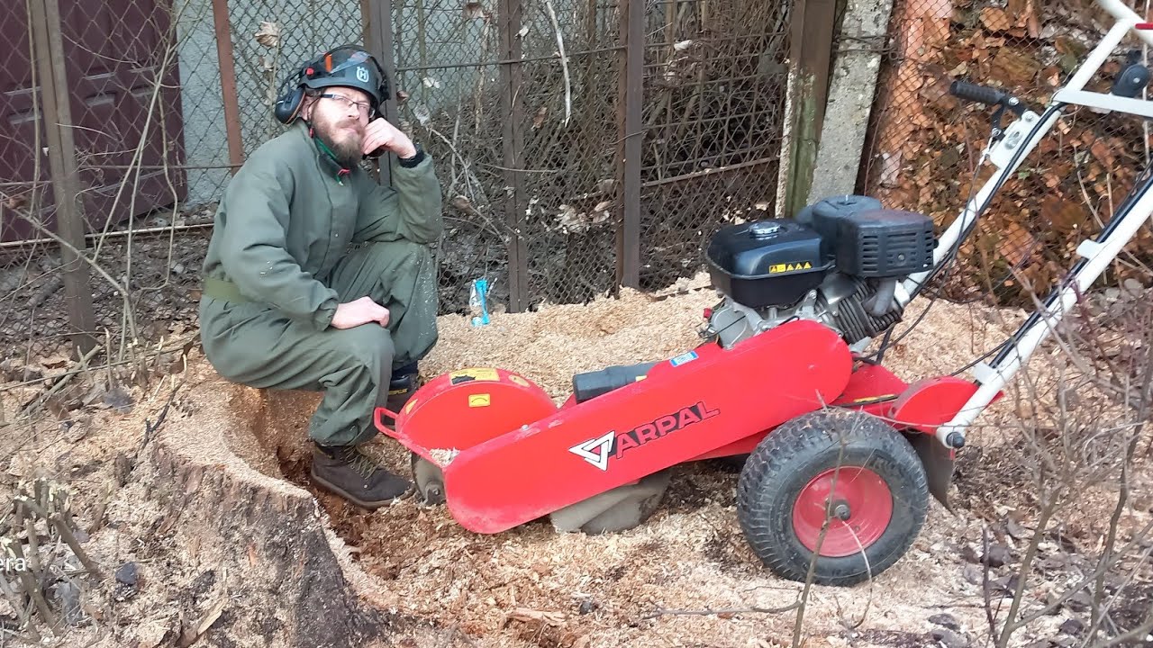 Заниження пня (Stump grinder) верстатом Арпал ПГ-49БД(Arpal PG-40BD)#арпал