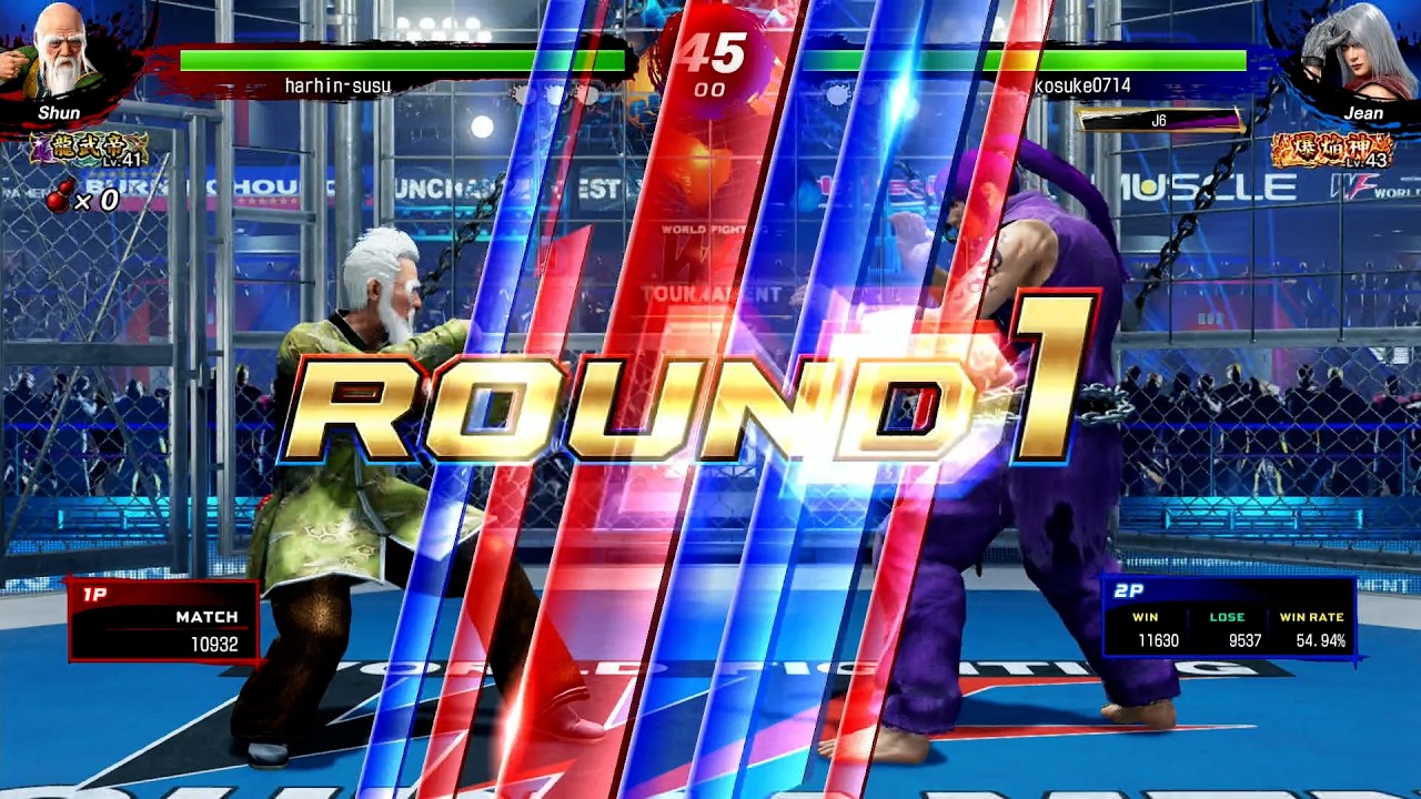 【VFes / VF5us 高段位戦】 龍武帝 舜帝 VS 爆焔神 ジャン紅條
