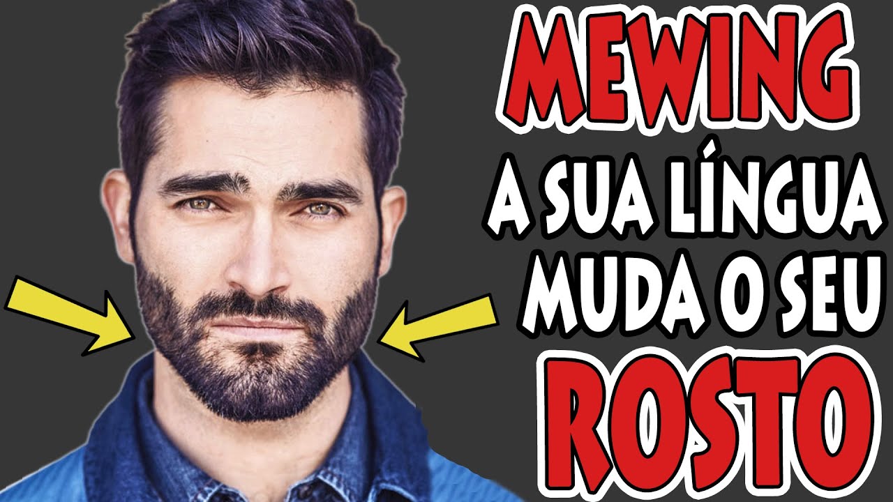 Mewing: O Segredo para um Rosto Atraente (Como a postura da língua modifica o seu rosto)