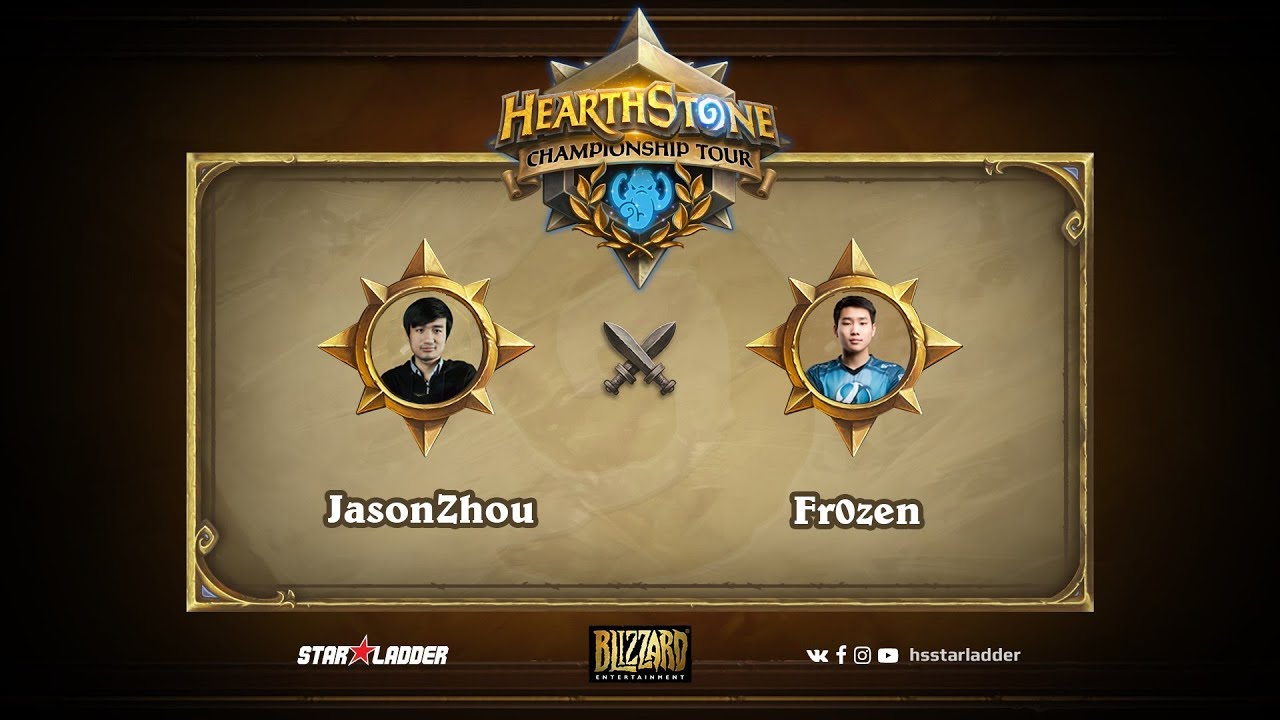 JasonZhou vs Fr0zen, 1/2, Hearthstone World Championship 2017