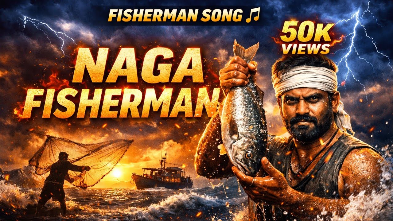 Fisherman Gana song|Pondicherry Gana Rajan|New Gana Song.#tamil #fishing #fish #fishingvideo #gana