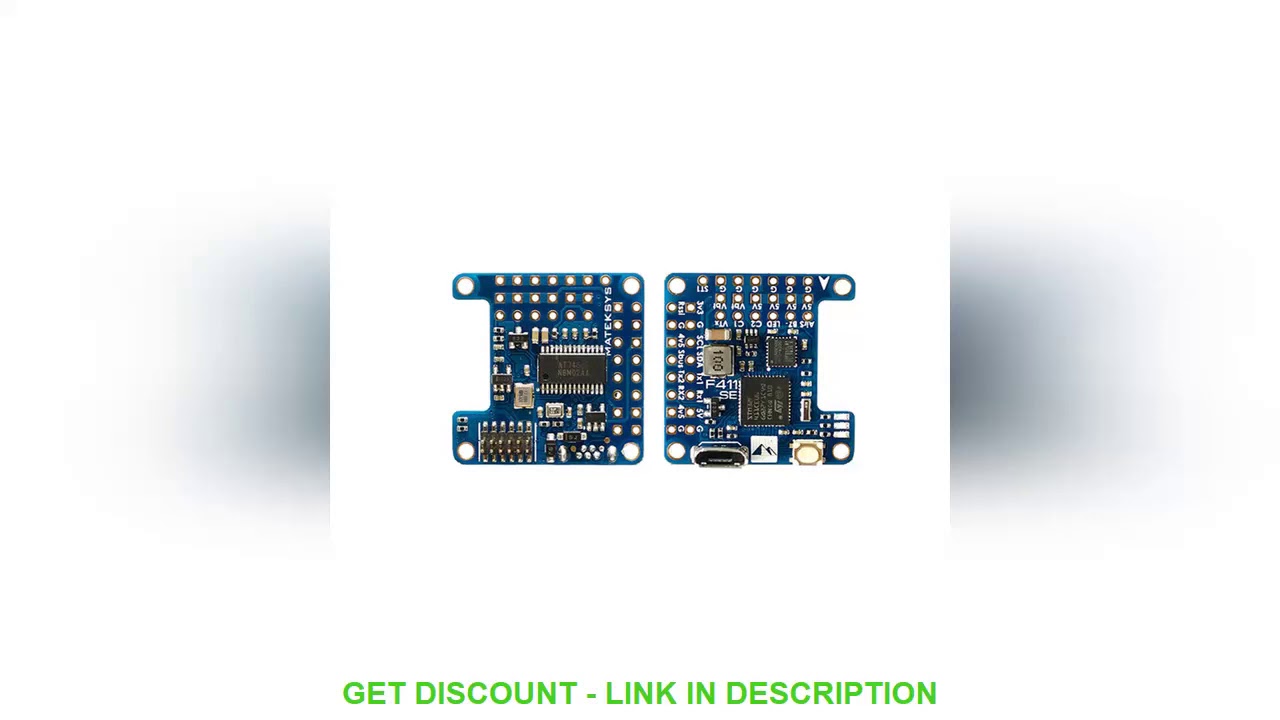 Matek Systems F411-WSE STM32F411CEU6 Flight Controller Built-in OSD 2-6S FC for RC Airplane Fixed W