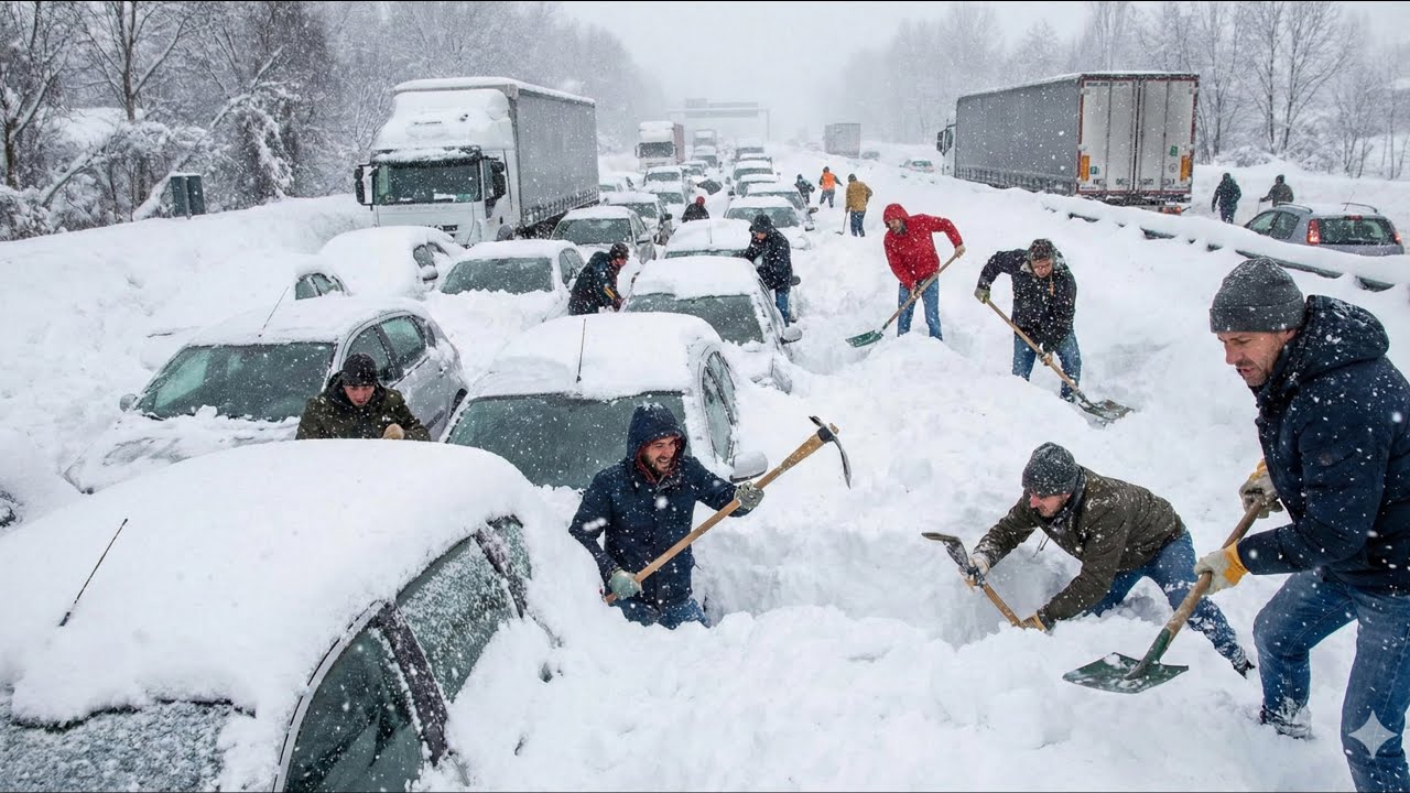 Italy Paralyzed by Historic Snowstorm! Piedmont Buried Under Deep Snow