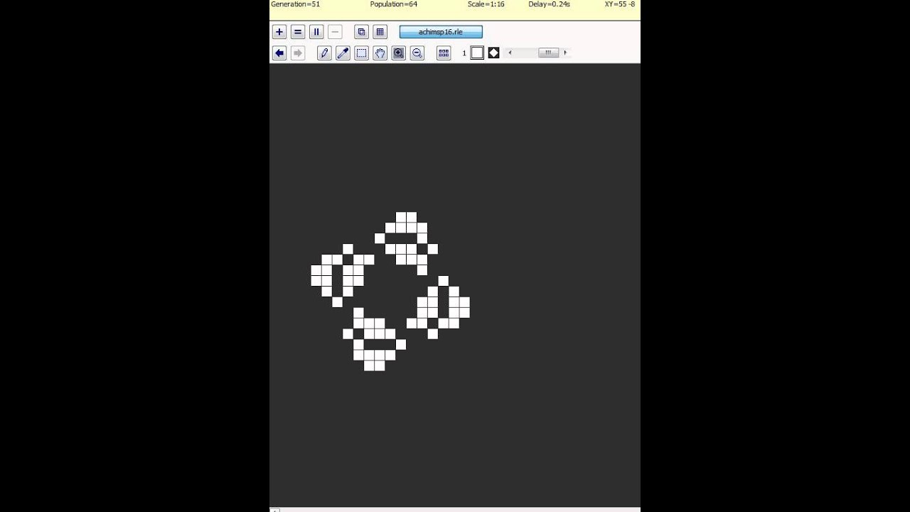 Conway's Game Of Life Files pattern 238: achim's p16