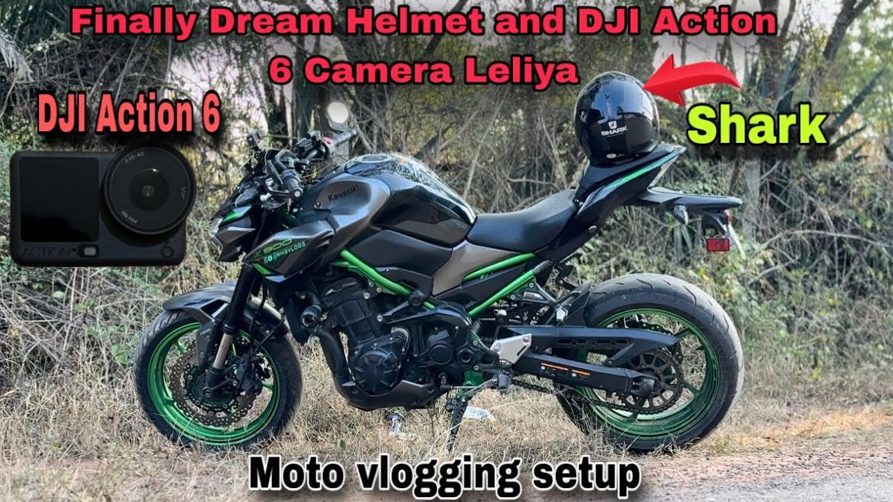 Finally Dream Helmet and DJI action 6 Camera Leliya 😍 Thailand 🇹🇭 Bangkok Episode 02