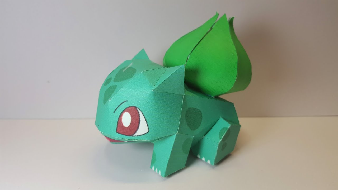 이상해씨 フシギダネ Bulbasaur 페이퍼 크래프트  포켓몬스터 Paper Craft  ペーパークラフト कागज का शिल्प Бумажное ремесло حرفة ورق