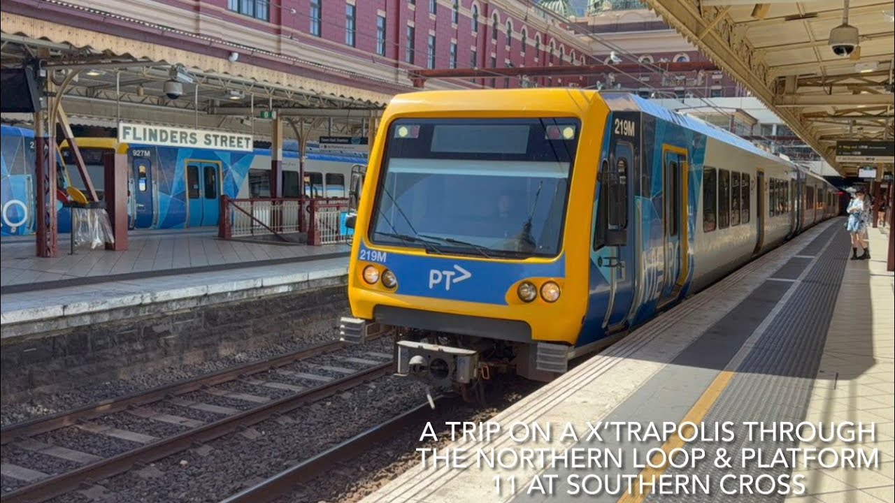 A Trip On A X&rsquo;Trapolis Through The Northern Loop & Platform 11 at Southern Cross
