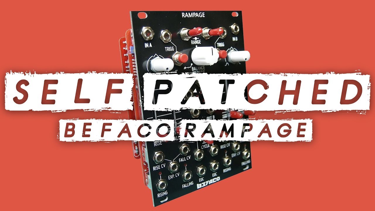 SELF PATCHED! Befaco Rampage // Complex function generator modulation