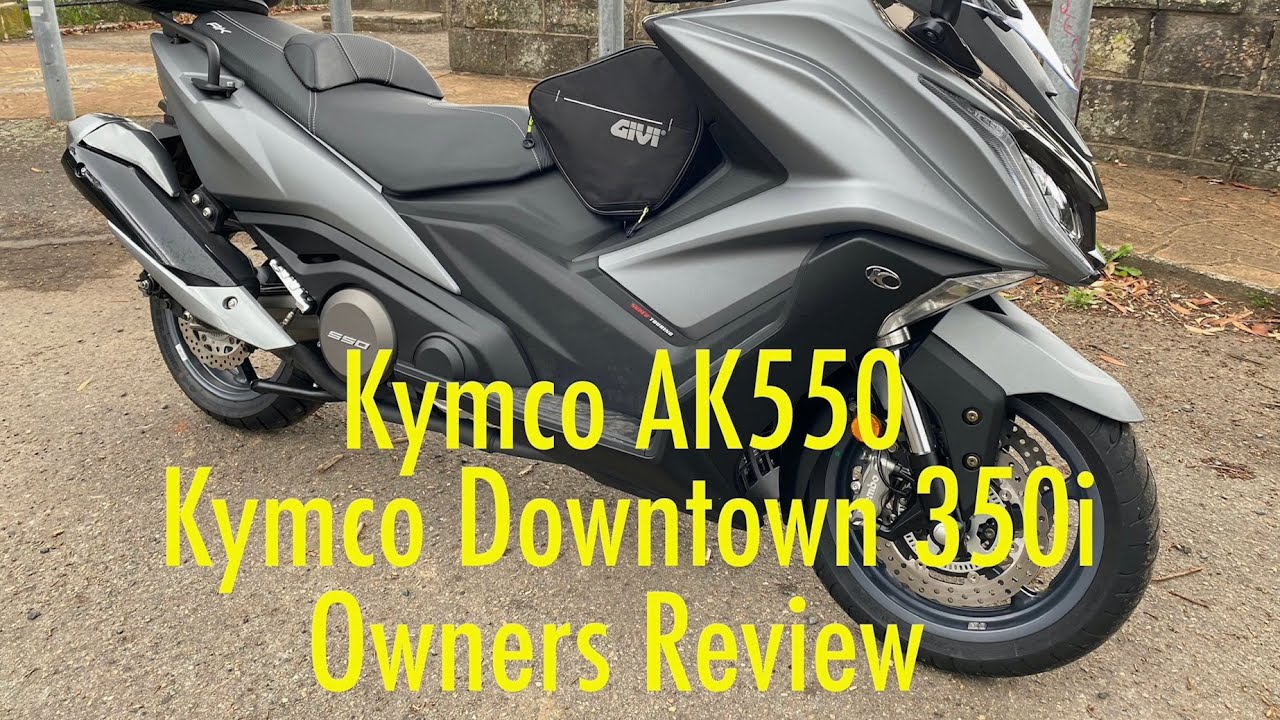 Review on our Kymco AK550 , Kymco Downtown 350i and Triumph 900 Speed Master   4K