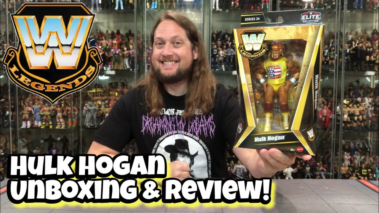 Hulk Hogan WWE Legends Series 24 Unboxing & Review!