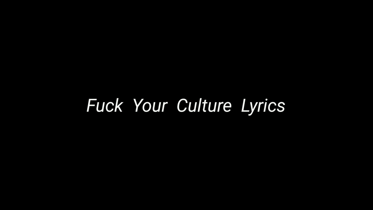 $UICIDEBOY$ - Fuck Your Culture (Lyrics)