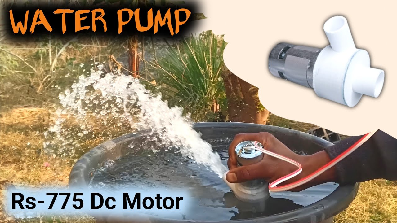 3D Printed Water Pump For Rs 775 DC Motor | 12v Powerful Water Pump | So Creators