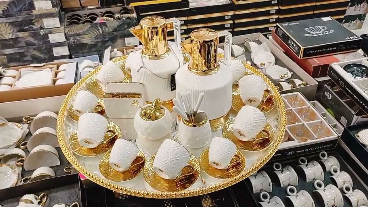 جديد اطقم سارفيس قهوة حليب 🥰