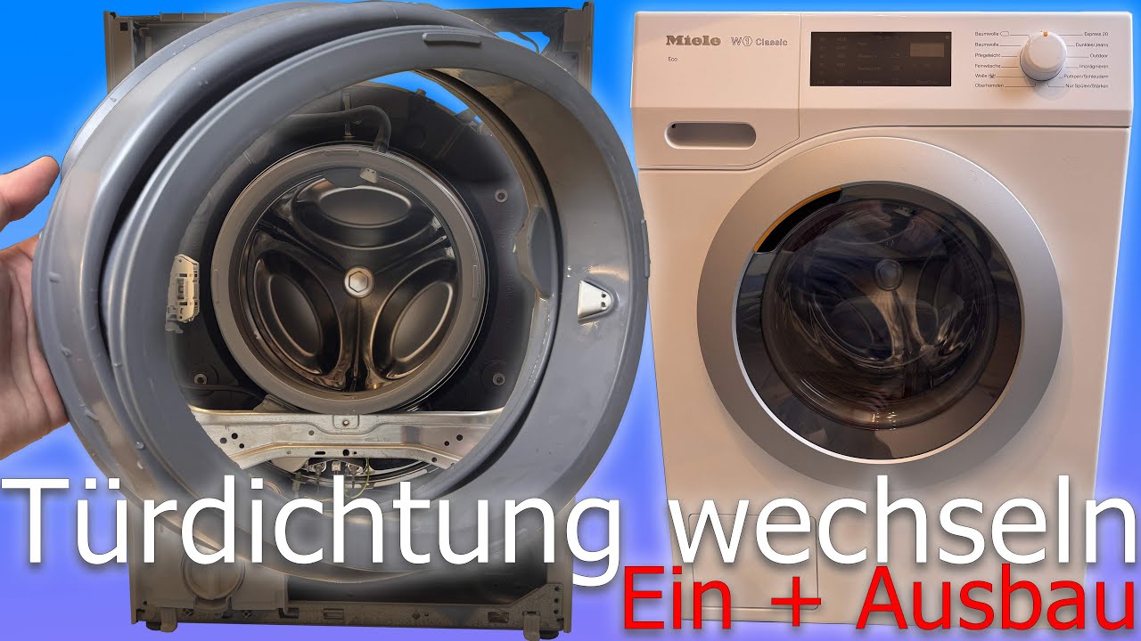 🔧Miele Waschmaschine Türdichtung wechseln – Schritt für Schritt Anleitung!