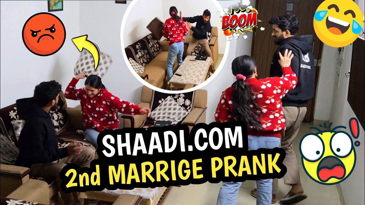 Shaadi .Com 🤩 | दूसरी शादी करूंगा Prank on Wife Gone Wrong 😱😱