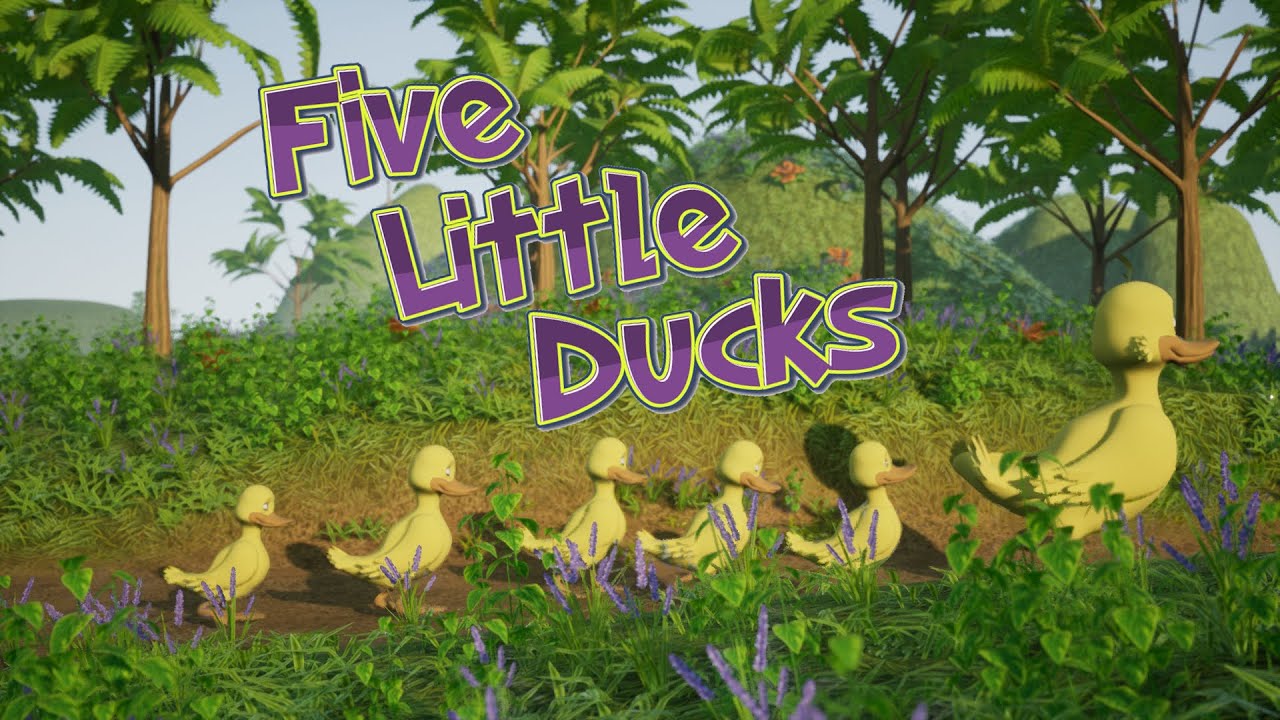 Five Little Ducks - THE BEST Songs for Children | Hey Baby Rhymes #nurseryrhymes​