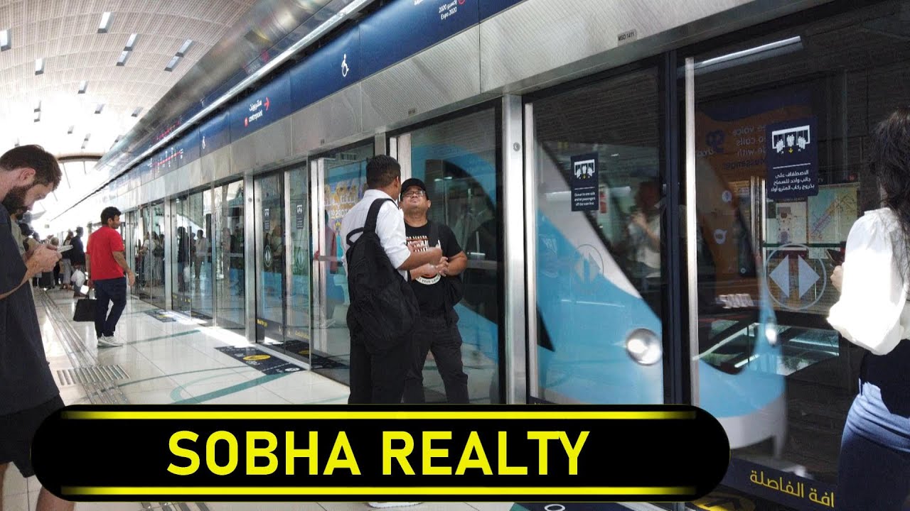 Metro Station SOBHA REALTY - Dubai 🇦🇪 - Walkthrough 🚶