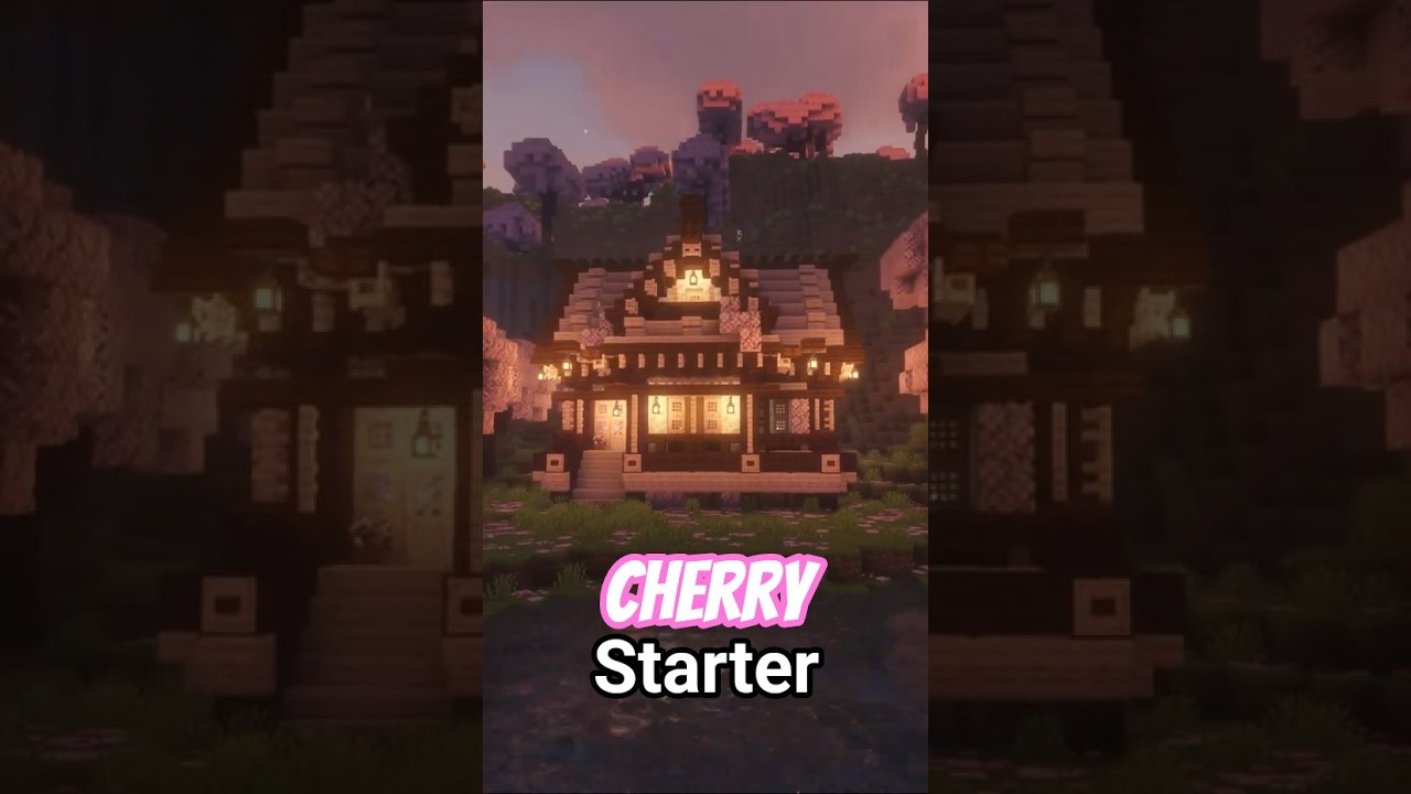 Watch Me Build the Cutest Minecraft Cherry Grove Home!