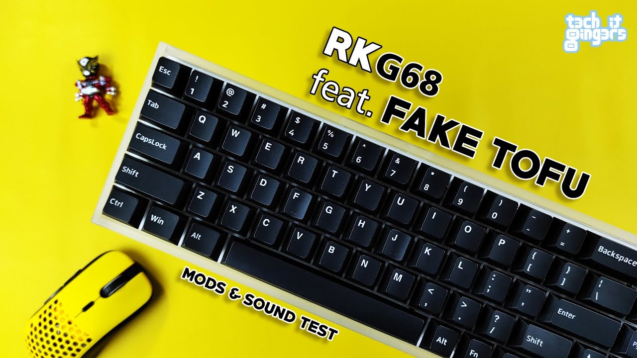 Modifikasi Mechanical Keyboard Paling Ter.... di Harganya | Royal Kludge RK G68 / RK837 (Mod)