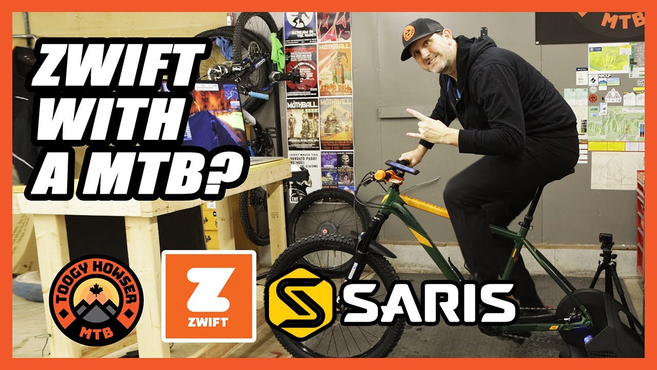 Saris H3 Smart Trainer Setup with my Mountain Bike for Zwift!