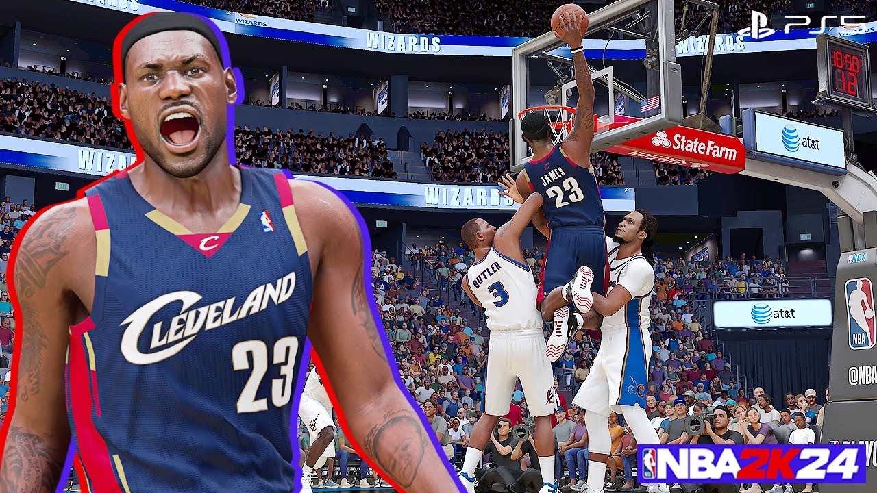 LeBron James Highlights vs Washington Wizards (06'-07') | NBA 2K24 Gameplay | PS5 Gameplay