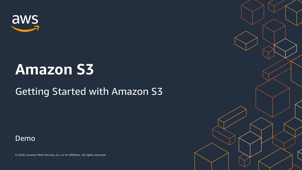 Getting started with Amazon S3 - Demo