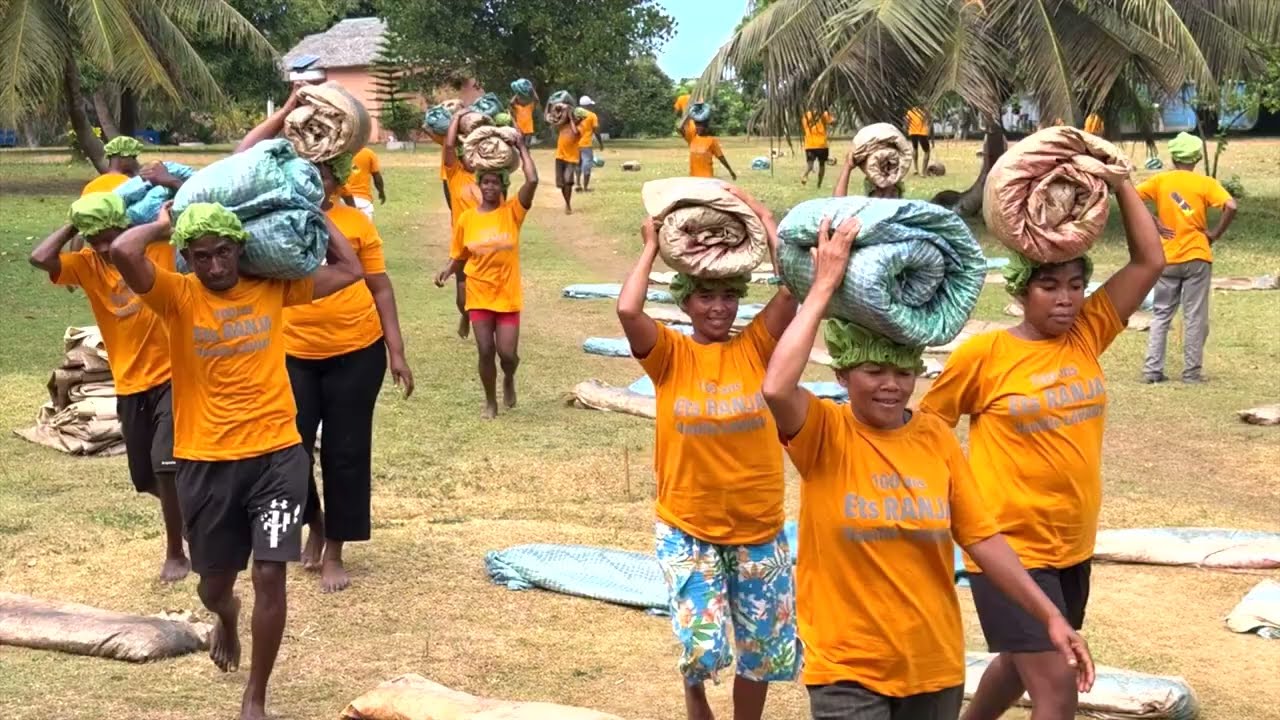 Séchage de la Vanille LAVANY après échaudage récolte 2024 à Madagascar