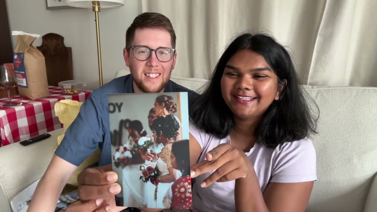 Making our wedding album after 3 years! Emotional 🥺 so many memories 