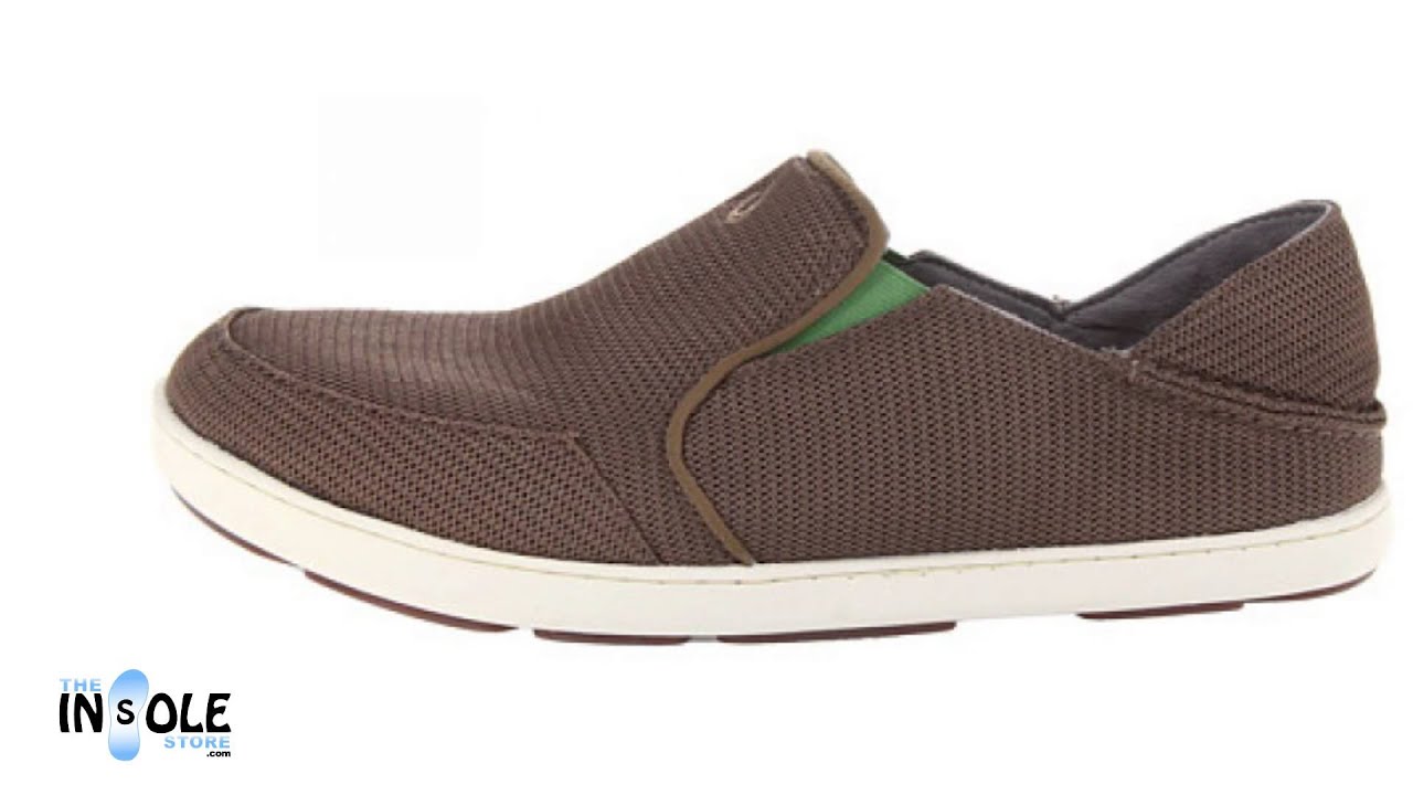 Olukai Nohea Mesh Mustang & Lime Peel Shoes For Men @TheInsoleStore.com