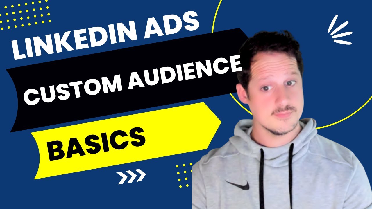 Linkedin Custum Audience Creation - How to Create a custom audience for retargeting on Linkedin