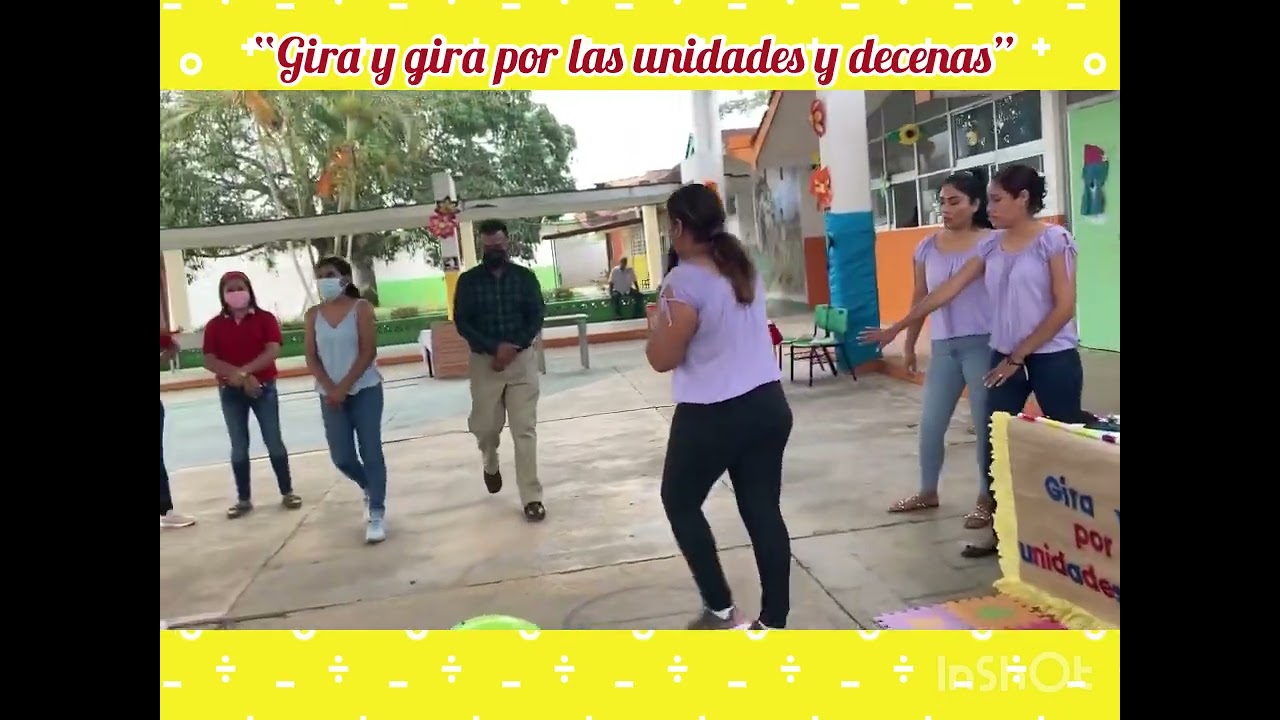 Juego matemático “Gira y gira por las unidades y decenas”