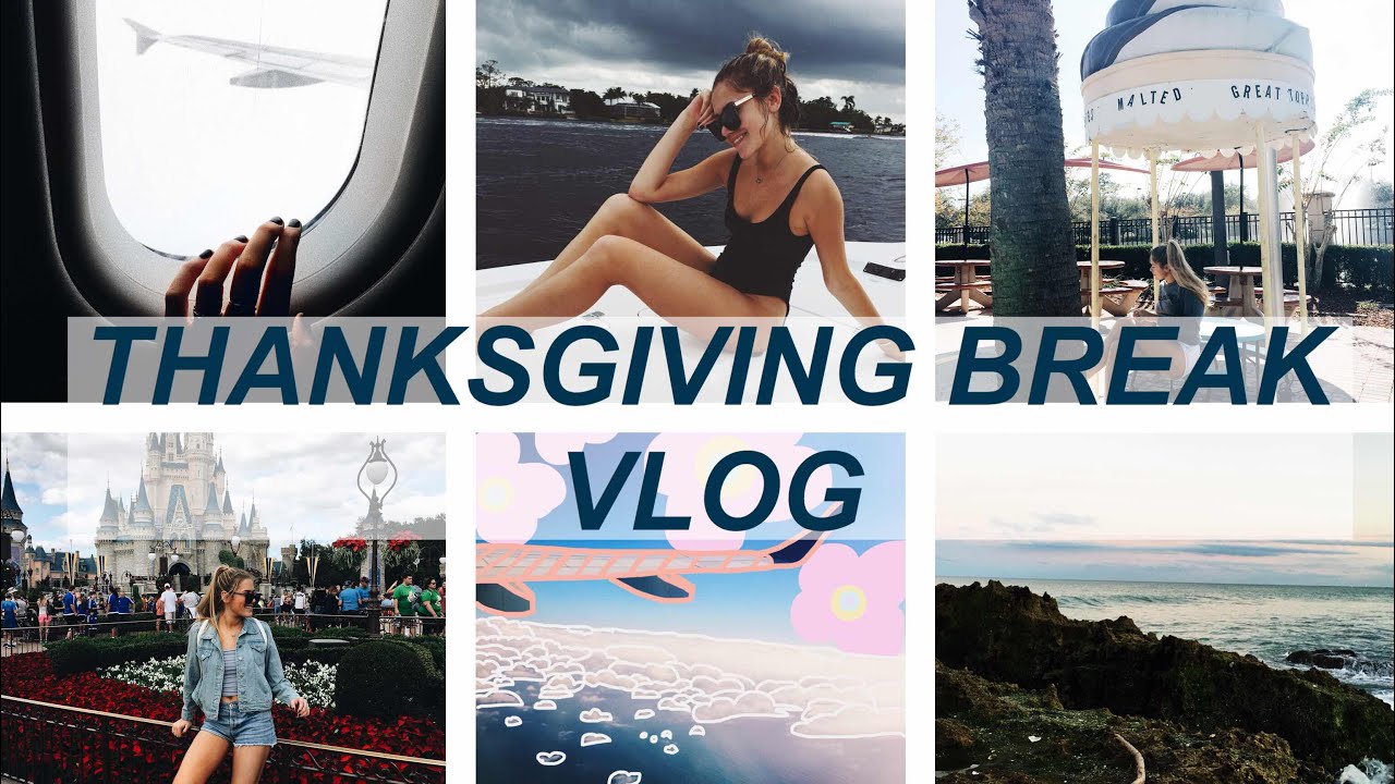 THANKSGIVING WEEK VLOG: FLORIDA!! Disney, Universal, Tubing, Vegan Thanksgiving