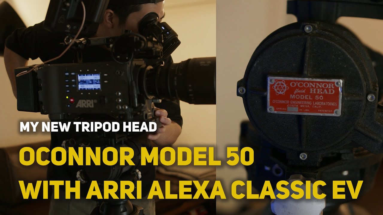 Heavy duty OConnor Model 50 Tripod head with ARRI ALEXA Classic EV | My ALEXA EV setup is CLASSIC!