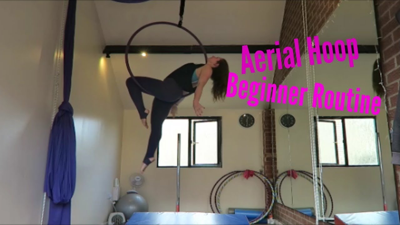 Aerial Hoop Beginner Routine | UNIQUE AERIALISTS
