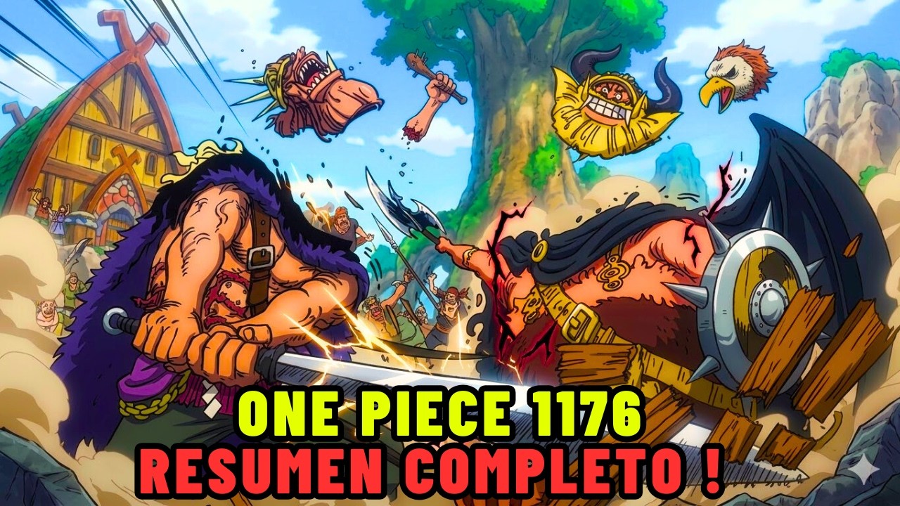 ONE PIECE 1176 SUPER RESUMEN ! SANJI DESTROZA KILLIGHAM ! FRANKY OBTIENE UN POWER UP !!