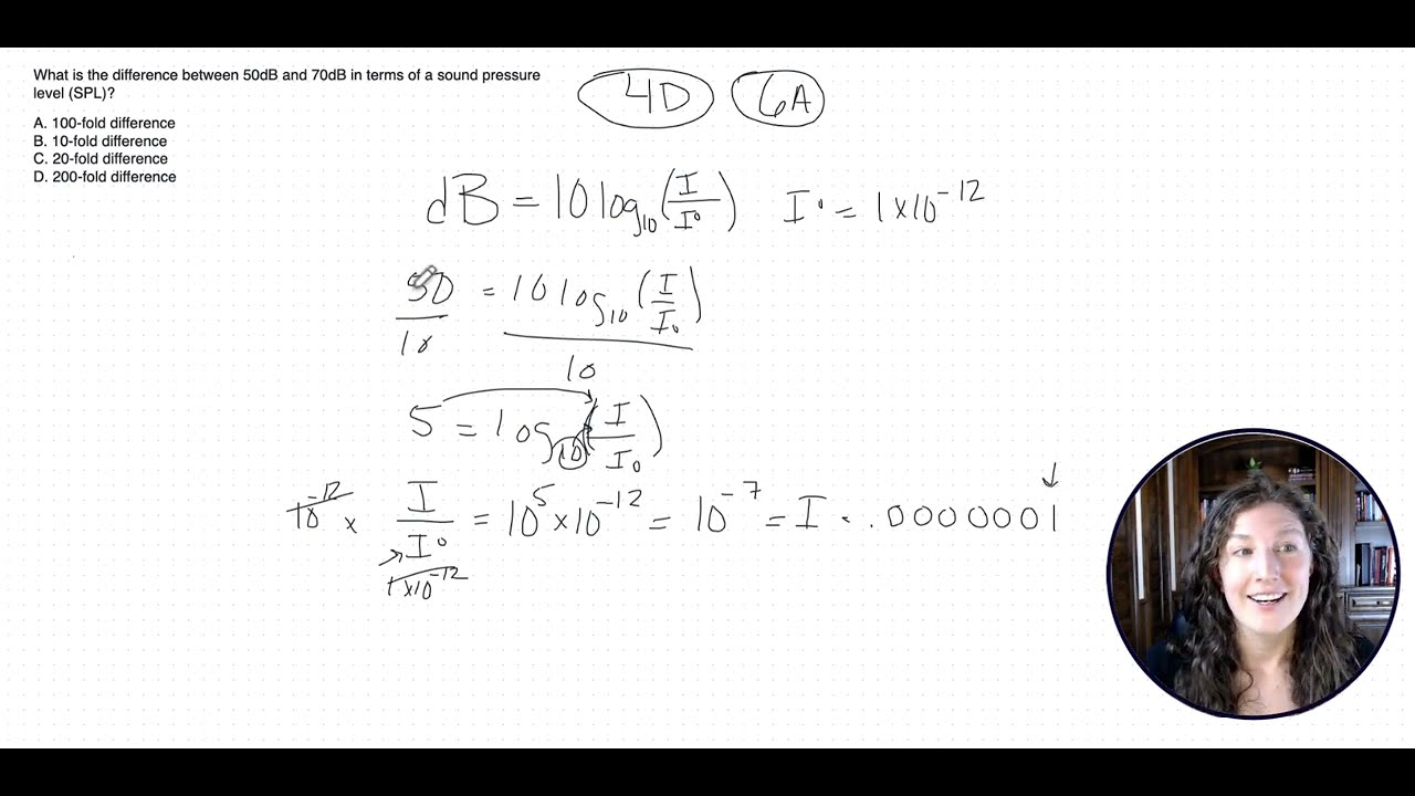 Math on The MCAT: Logarithms Part 3 - Decibels of Sound