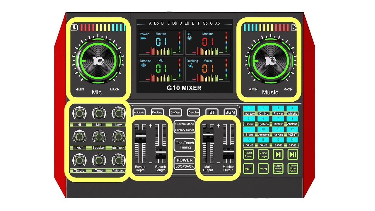 Tenlamp G10 Mixer - Walk Through Part 1: Feature Introduction   #Tenlamp  #neculogy  #CryoSurf