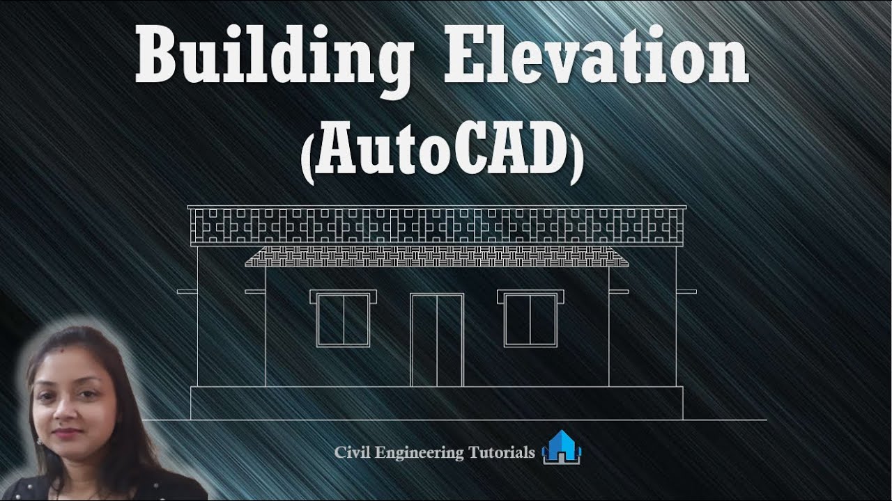 Как нарисовать фасад здания в AutoCAD || Фасад здания