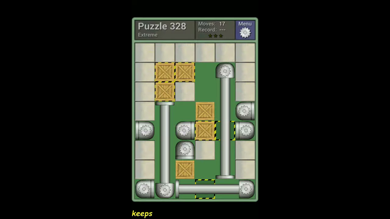 Pushing Machine (Extreme) Level Puzzle 328 - Perfect Solution