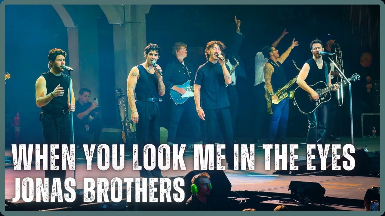 Jonas Brothers - When You Look Me in the Eyes (Live) in Seattle, Washington at Climate Pledge Arena
