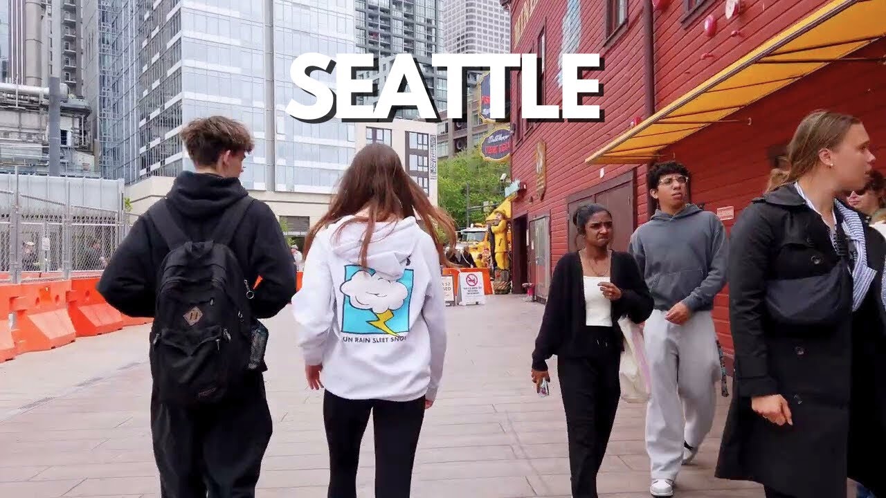 Walking at Seattle Pier | Waterfront Stroll in Downtown Seattle